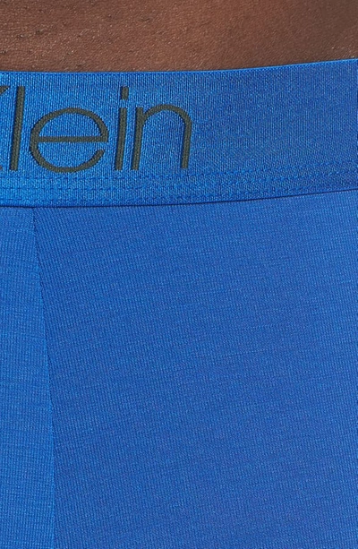 Shop Calvin Klein Ultrasoft Stretch Modal Boxer Briefs In Electra W/ Duffle Bag Logo