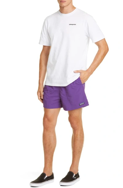 Shop Patagonia Baggies 5-inch Swim Trunks In Purple