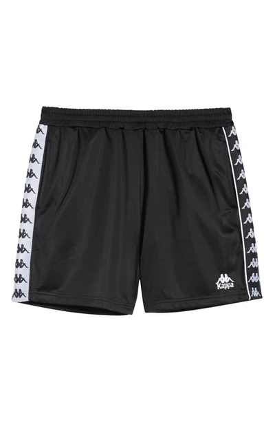 Shop Kappa 222 Banda Cole Athletic Shorts In Black/ White