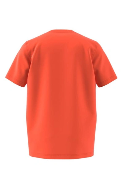 Shop Adidas Originals Trefoil Graphic T-shirt In True Orange