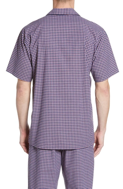 Shop Polo Ralph Lauren Classic Stretch Pajama Shirt In Allen Plaid