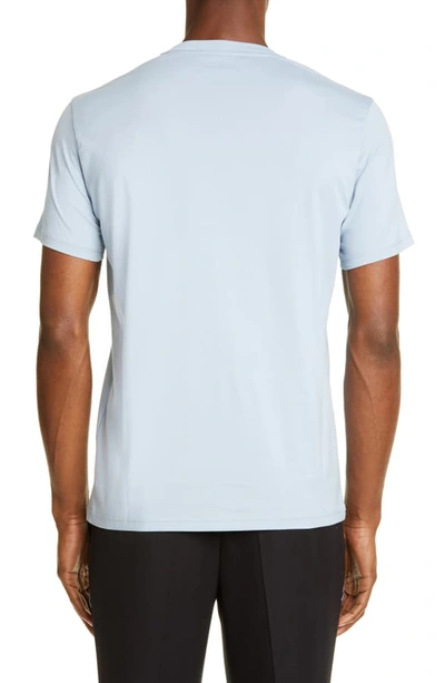 Shop Givenchy Vintage Logo T-shirt In Pale Blue