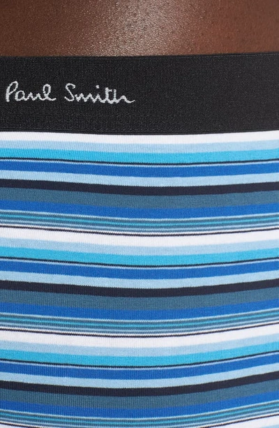 Shop Paul Smith Stripe Trunks In Black