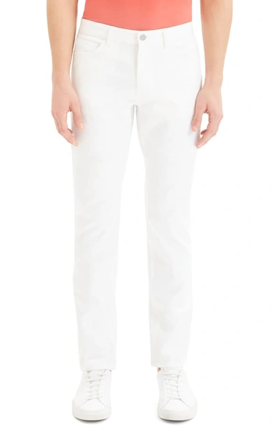 Shop Theory Haydin New Writer Slim Fit Pants In White