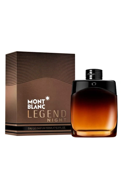 Shop Montblanc Legend Night Eau De Parfum, 3.4 oz