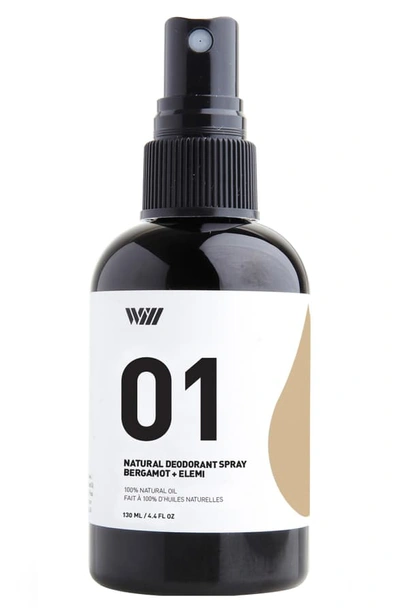 Shop Way Of Will 01 Bergamot & Elemi Natural Deodorant Spray