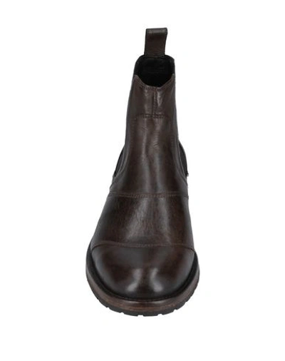 Shop Belstaff Boots In Dark Brown