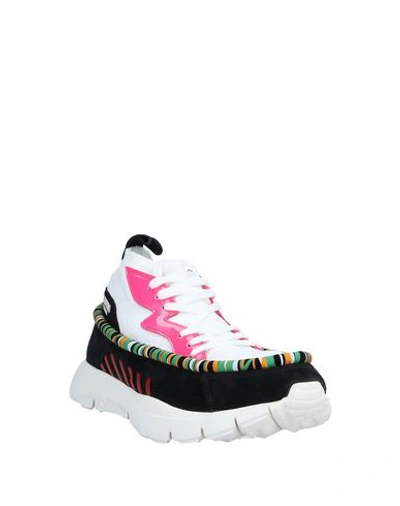 Valentino Heroes Tribe Stretch-mesh And Suede Trainers In White