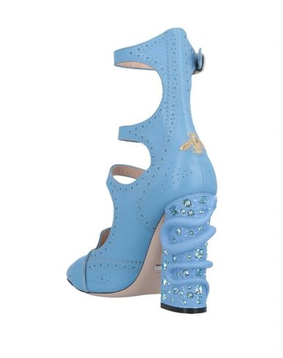 Shop Gucci Ankle Boot In Azure