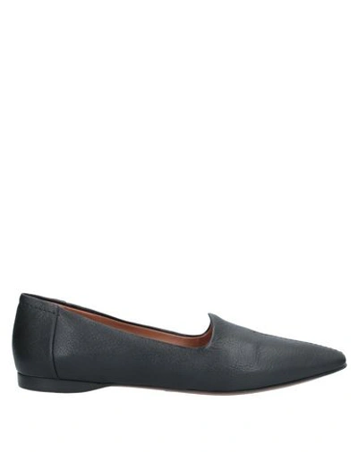 Shop Giorgio Armani Loafers In Black