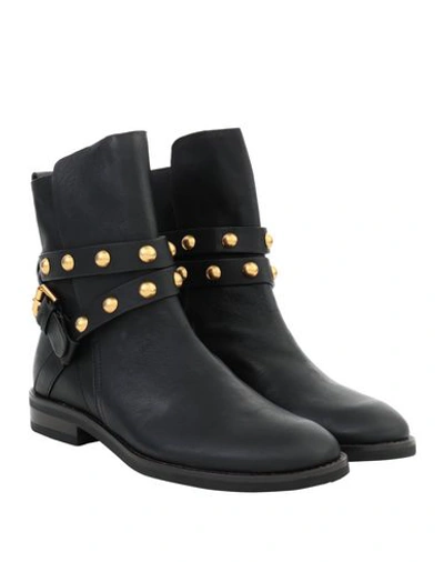 Shop See By Chloé Woman Ankle Boots Black Size 8 Calfskin