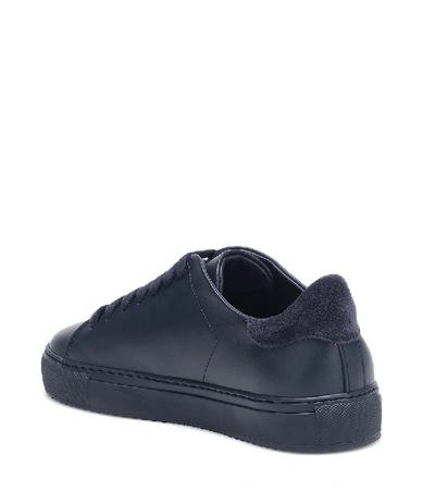 Shop Axel Arigato Clean 90 Leather Sneakers In Blue