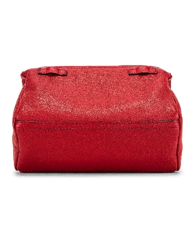 Shop Givenchy Mini Sugar Pandora In Red In Vermillion
