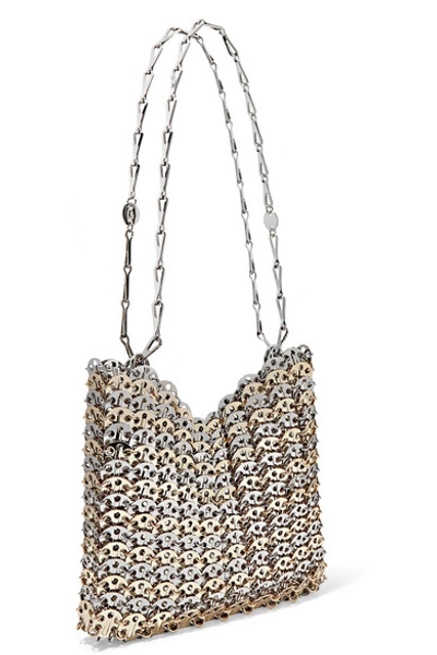 Shop Paco Rabanne 1969 Chainmail Shoulder Bag In Silver