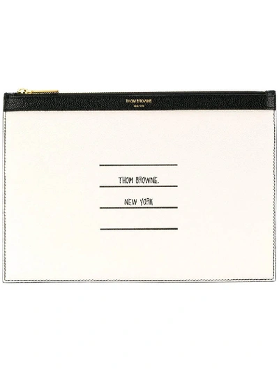 Shop Thom Browne Paper Tablet Holder White