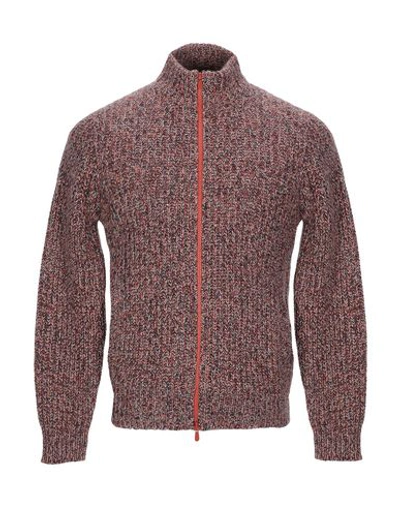 Shop Brunello Cucinelli Cardigan In Rust