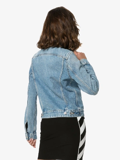 Shop Off-white Classic Denim Jacket In Blue