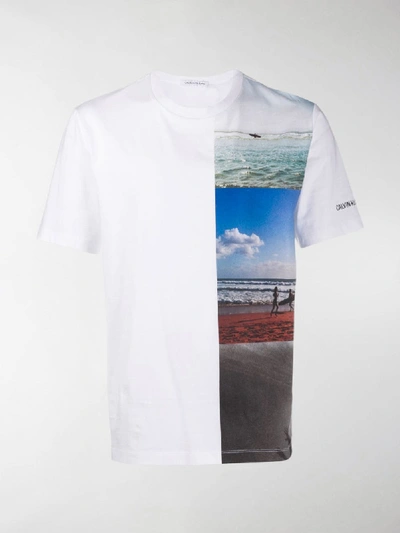 Shop Calvin Klein Jeans Est.1978 Photo Print T-shirt In White