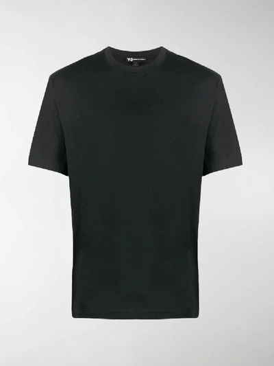 Shop Y-3 Tonal Logo T-shirt In Black