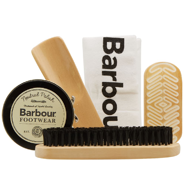 Barbour Shoe Care Kit In Brown | ModeSens