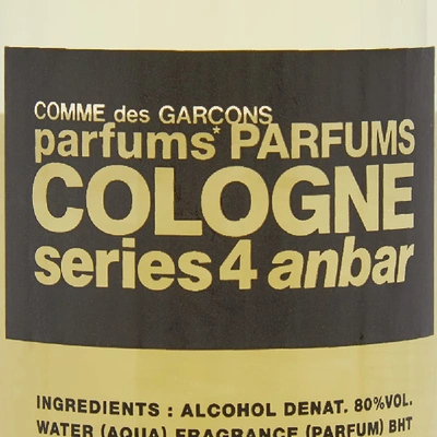 Shop Comme Des Garçons Comme Des Garcons Series 4 Eau De Cologne: Anbar In N/a
