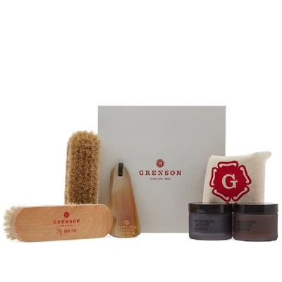 Shop Grenson X William Green Wax Kit In N/a