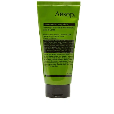 Shop Aesop Geranium Leaf Body Scrub In N/a