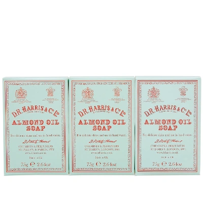 Shop D.r. Harris & Co. Almond Oil Hand Soap - Box Of Three In N/a