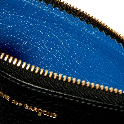 Shop Comme Des Garçons Comme Des Garcons Sa5100 Colour Inside Wallet In Black