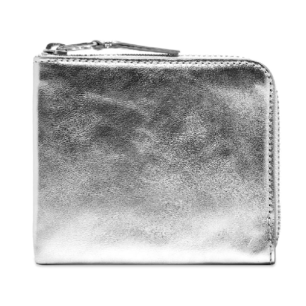 comme des garcons silver wallet