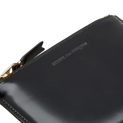 Shop Comme Des Garçons Comme Des Garcons Sa8100 Mirror Inside Wallet In Black