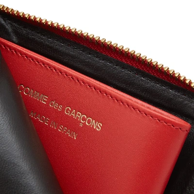 Shop Comme Des Garçons Comme Des Garcons Sa3100pd Polka Dot Wallet In Red
