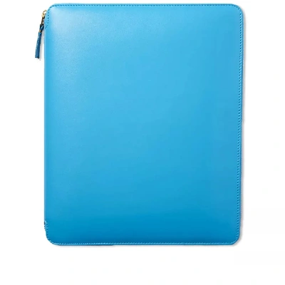 Shop Comme Des Garçons Comme Des Garcons Sa0203 Ipad Wallet In Blue