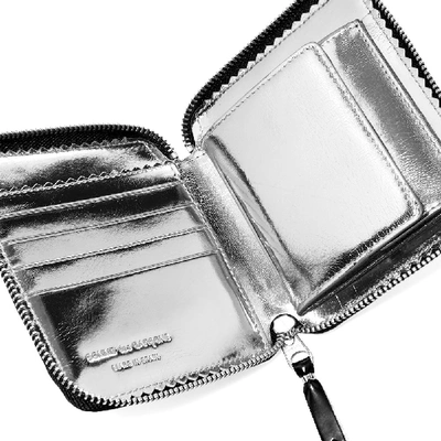 Shop Comme Des Garçons Comme Des Garcons Sa2100 Mirror Inside Wallet In Black