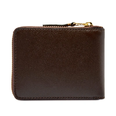 Shop Comme Des Garçons Comme Des Garcons Sa7100 Classic Wallet In Brown