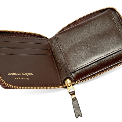 Shop Comme Des Garçons Comme Des Garcons Sa7100 Classic Wallet In Brown