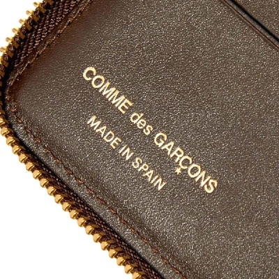 Shop Comme Des Garçons Comme Des Garcons Sa7100 Classic Wallet In Brown