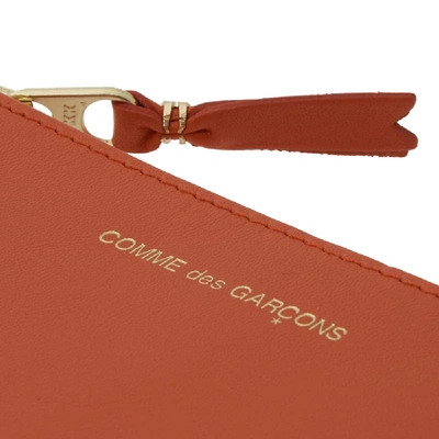 Shop Comme Des Garçons Comme Des Garcons Sa8100 Classic Wallet In Orange