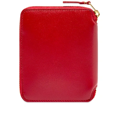 Shop Comme Des Garçons Comme Des Garcons Sa2100 Classic Wallet In Red