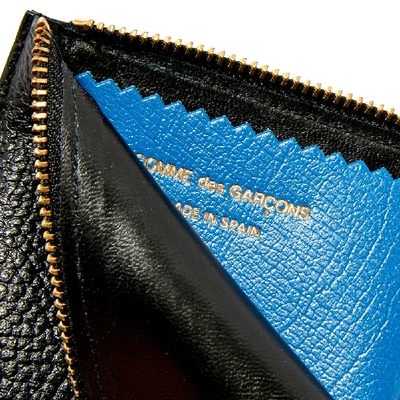 Shop Comme Des Garçons Comme Des Garcons Sa3100 Colour Inside Wallet In Black