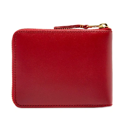 Shop Comme Des Garçons Comme Des Garcons Sa7100 Classic Wallet In Red