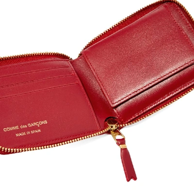 Shop Comme Des Garçons Comme Des Garcons Sa7100 Classic Wallet In Red