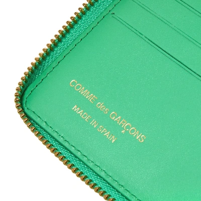 Shop Comme Des Garçons Comme Des Garcons Sa7100 Classic Wallet In Green