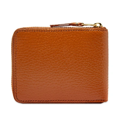 Shop Comme Des Garçons Comme Des Garcons Sa7100 Colour Inside Wallet In Brown