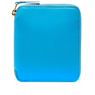 Shop Comme Des Garçons Comme Des Garcons Sa2100 Classic Wallet In Blue