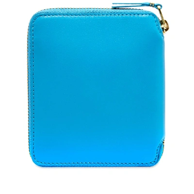 Shop Comme Des Garçons Comme Des Garcons Sa2100 Classic Wallet In Blue