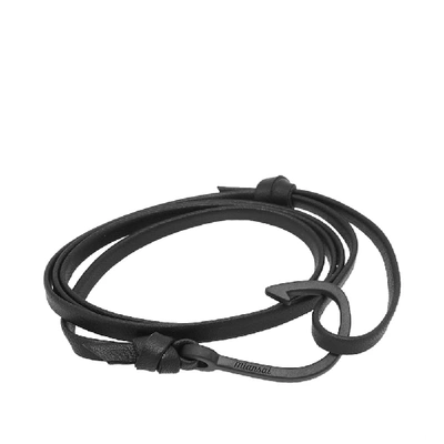 Shop Miansai Black Hook Leather Bracelet