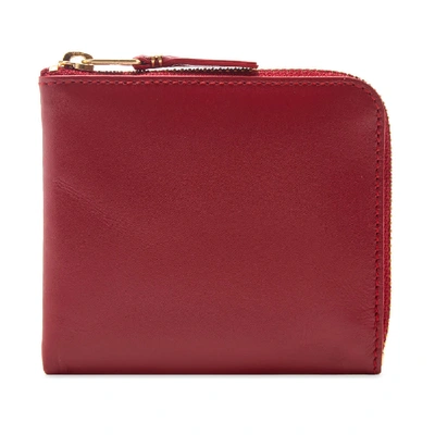 Shop Comme Des Garçons Comme Des Garcons Sa3100 Classic Wallet In Red