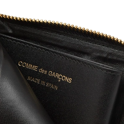 Shop Comme Des Garçons Comme Des Garcons Sa3100pd Polka Dot Wallet In Black
