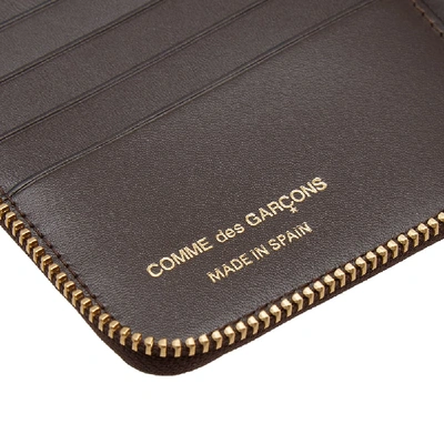 Shop Comme Des Garçons Comme Des Garcons Sa2100 Classic Wallet In Brown